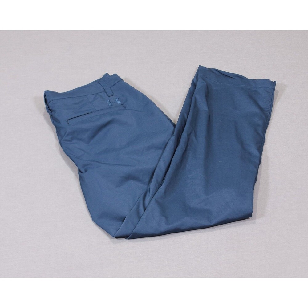 Under Armour Pants Mens Blue Drive Performance Golf Stretch Tag Sz 36X30(34X30) - Picture 10 of 10